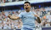 European soccer: Man City win; Barca drop points