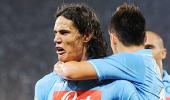 Serie A: Napoli down Milan as Cavani 'tricks'