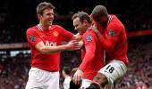 Man United ease past Villa to go five clear at top