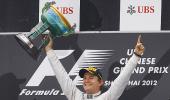 F1 PHOTOS: Rosberg wins in China for first victory