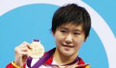 China's swimming sensation not affected by doping claims