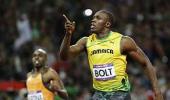 Bolt wins Olympic 100m in 9.63s, Blake second