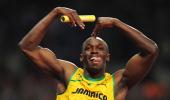 PHOTOS: Third gold for Bolt as Jamaica win 4x100 with WR