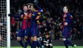 Barca six clear at the top as Atletico stumble