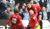 Manchester derby: United beat City in thriller