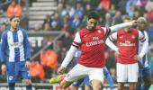 Arteta penalty seals win for Arsenal at Wigan