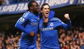 PHOTOS: Chelsea hit Villa for eight, leaders United held