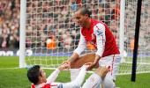 EPL: Van Persie hits hat-trick as Arsenal crush Blackburn