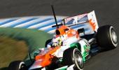 Force India's Di Resta satisfied with car