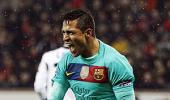 Champions League: Sanchez double delights Barca
