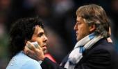 Mancini accepts Tevez apology