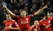 League Cup: Liverpool in semis after Gerrard strikes at City