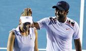 Paes in mixed doubles final, Sania-Bhupathi exit