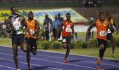 Blake outruns Bolt in 200m Olympic trials