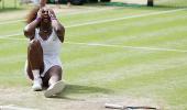 Serena overpowers Radwanska for fifth Wimbledon crown