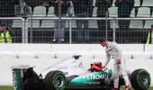 German GP: Button fastest, Schumi crashes in practice