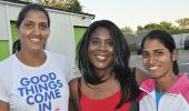 Poonia, Sudha check into London Games Village