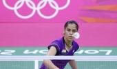 Saina kicks-off Olympics campaign on rousing note