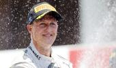 Schumacher savours Formula One podium at long last