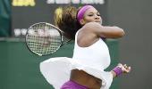 Wimbledon: Serena moves safely through first round