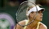 Sharapova struggles past Pironkova