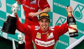 Ferrari's Alonso wins Malaysian Grand Prix