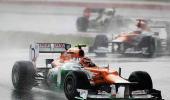 Malaysian GP: Force India bag 8 points