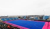 Games organisers defend hockey surface after injury