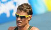 Australian triathlete hospitalised with chest pains