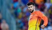 Barca's Pique to return for Celtic trip after recovery