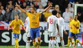 Inspired Ibrahimovic scores four, no Messi record