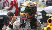 McLaren's Hamilton on pole in Brazil