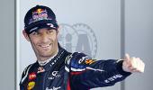 Webber pips Vettel to pole at Korean GP