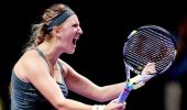 WTA C'ships: Azarenka, Sharapova survive marathons