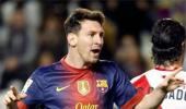 Messi hits 301 career goals mark in Rayo rout