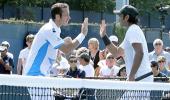 PHOTOS: Paes-Stepanek enter third round of US Open