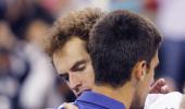 Djokovic welcomes friend Murray into Grand Slam club