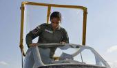 PHOTOS: Saina on Cloud 9 after IAF aircraft sortie