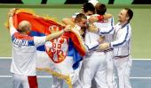 Davis Cup: Injured Djokovic leads Serbia past US