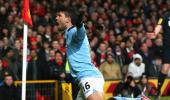 EPL PHOTOS: Special Aguero goal helps City sink United