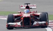 Red is the colour as Alonso wins in China