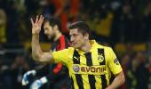 CL Photos: Lewandowski fires Dortmund rout of Real