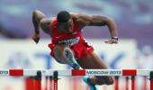 David Oliver wins 110m hurdles as Merritt flops