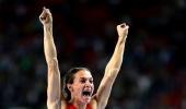 PHOTOS: Isinbayeva vaults to fairytale third world gold