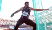 Gowda places 7th as Harting wins third straight discus title