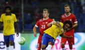 Friendlies: Brazil slump to Swiss loss, Argentina beat Italy