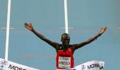 Olympic marathon champion Kiprotich wins world title
