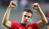 Injured Van Persie ruled out of Manchester derby