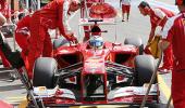 Formula One: Vettel, Alonso suffer punctures at Spa, demand answers