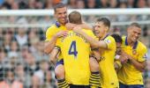 EPL PHOTOS: Arsenal ease past Fulham to end crisis talk